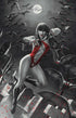 VAMPIRELLA (2025) #1 ART FELIX LEONEL B&W VIRGIN METAL